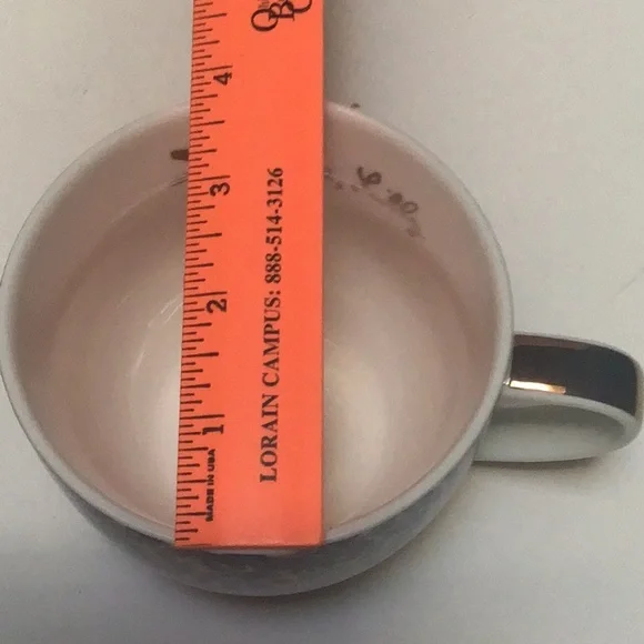 Lily Pulitzer Blue Purple Green Floral Gilt Gold Handle Large Tea Coffee Cup - Picture 6 of 10